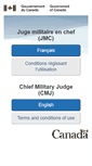 Mobile Screenshot of jmc-cmj.forces.gc.ca
