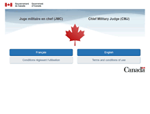 Tablet Screenshot of jmc-cmj.forces.gc.ca