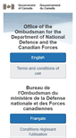 Mobile Screenshot of ombudsman.forces.gc.ca