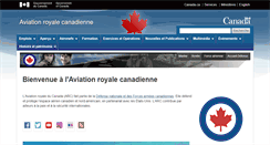 Desktop Screenshot of forceaerienne.forces.gc.ca