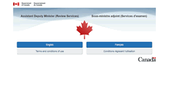 Desktop Screenshot of crs-csex.forces.gc.ca