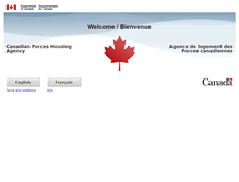Tablet Screenshot of cfha-alfc.forces.gc.ca